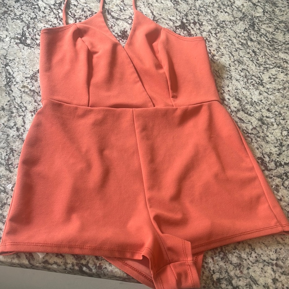 Orange romper
